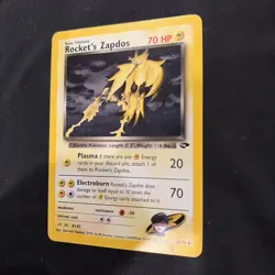 Vintage Pokemon Card Holo Gym Challenge Rocket's Zapdos 15/132 - Image 4