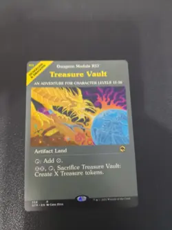 Near Mint, English - 1 x MTG Treasure Vault - Dungeon Module Adventures in the F - Image 1