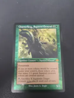 1x Chatterfang Squirrel General Retro Foil Etched - MH2 Mythic x1 - Image 1