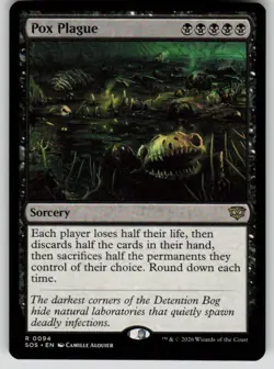 Pox Plague Rare Secrets of Strixhaven 94 MTG Near Mint 2026 - Image 1