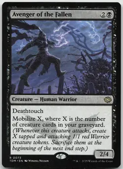 Avenger of the Fallen 73 Rare Tarkir: Dragonstorm NM MTG - Image 1