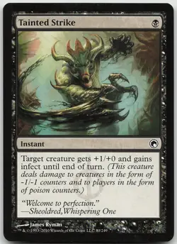 Tainted Strike Common Scars of Mirrodin NM/LP MTG - Image 1