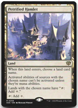 Petrified Hamlet 259 Rare Secrets of Strixhaven Magic: The Gathering Near Mint - Image 1