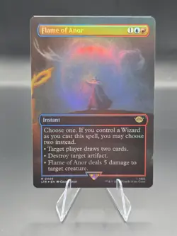 MTG FOIL Flame of Anor Borderless - The Lord of the Rings #406 - Image 1