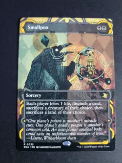 Smallpox Rare MTG Secrets of Strixhaven Mythical Archives - Image 1