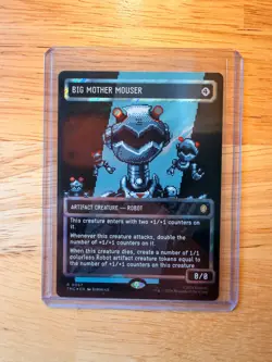 Big Mother Mouser (Borderless) (Surge Foil) Teenage Mutant Ninja Turtles MTG - Image 1