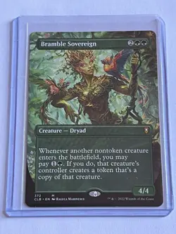 Bramble Sovereign 372 MTG Baldur's Gate 2022 NM Borderless Non Foil Mythic Rare - Image 1