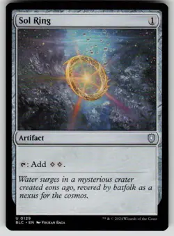 Sol Ring Uncommon Commander: Bloomburrow 129 MTG Near Mint - Image 1