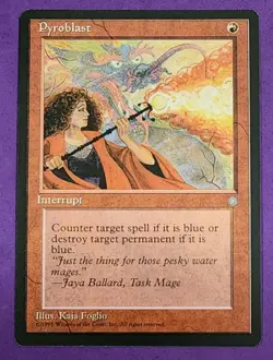 MTG Magic The Gathering - Pyroblast x4 - Ice Age NM - Image 3