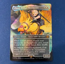 Cloud, Midgar Mercenary Legendary Creature Magic Foil FFVII by Inuchiyo Meimaru - Image 1