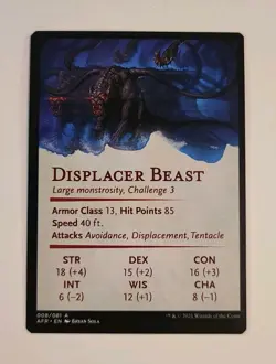 Displacer Beast - Art Series: Adventures in the Forgotten Realms - 008/081 - Image 2