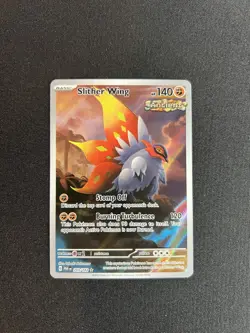 Pokemon SV04: Paradox Rift Card 203/182 Slither Wing Illustration Rare NM - Image 1