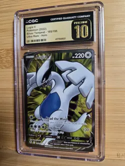 Lugia V Full Art Silver Tempest 185/195 CGC 10 Pristine 2022 - Image 2