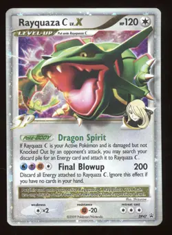 2009 Pokemon Diamond & Pearl Promos Rayquaza C lv. X #DP47 - Image 1