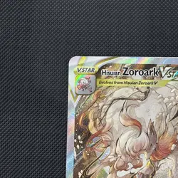 Hisuian Zoroark VSTAR GG56/GG70 Holo Crown Zenith Galarian Gallery Pokemon NM - Image 2