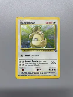 Pokemon TCG Kangaskhan Jungle 5/64 Holo Unlimited Holo Rare ## - Image 1