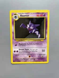 Pokemon TCG 29/102 Haunter Original Base Set Unlimited WOTC 1999 Near Mint - Image 1