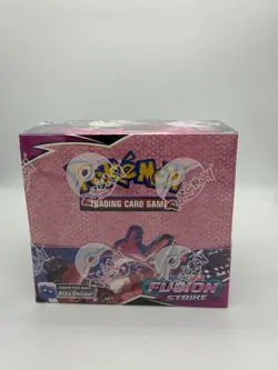 Pokemon TCG Fusion Strike Booster Box Sealed with Acrylic Case - Image 3