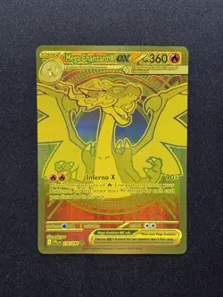 Pokemon TCG Phantasmal Flames Mega Charizard X ex 130/094 - Image 1