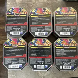 LOT OF 12 Pokemon TCG Collector's Chest and 6 Pokemon Mega Charizard EX Tins - Image 3