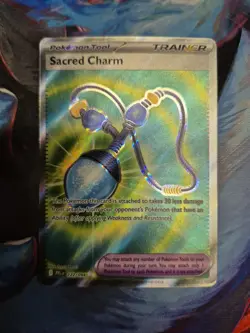 Sacred Charm 122/094 Ultra Rare Phantasmal Flames Pokemon - Image 1