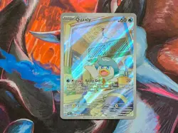 Quaxly 206/193 Illustration Rare Holo Sv02 Paldea Evolved Pokemon TCG NM - Image 1