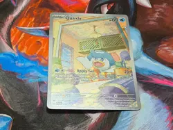 Quaxly 206/193 Illustration Rare Holo Sv02 Paldea Evolved Pokemon TCG NM - Image 4