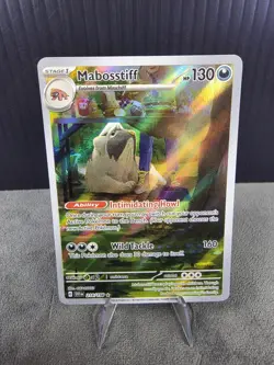 Mabosstiff 218/198 Sv01: Scarlet & Violet Illustration Rare Pokemon TCG English - Image 1