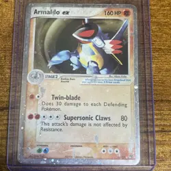 Armaldo ex (Holo) 016/017 POP Series 1 Holo - Heavy Play / Damage Pokemon TCG - Image 1
