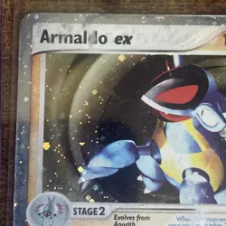 Armaldo ex (Holo) 016/017 POP Series 1 Holo - Heavy Play / Damage Pokemon TCG - Image 2