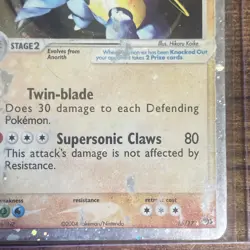 Armaldo ex (Holo) 016/017 POP Series 1 Holo - Heavy Play / Damage Pokemon TCG - Image 4