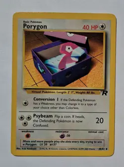 Pokemon - Porygon - Team Rocket 48/82 - Uncommon - MP - Image 1