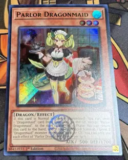 Yu-Gi-Oh! Parlor Dragonmaid - BLMM-EN060 - Ultra Rare - Monster Mayhem - NM - Image 1