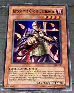 YUGIOH Kycoo the Ghost Destroyer LON-062 Labyrinth of Nightmare Unlimited NM - Image 1