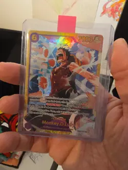 One Piece Monkey D. Luffy Eb02-061 Sec Foil Near Mint English - Image 1