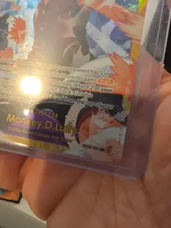 One Piece Monkey D. Luffy Eb02-061 Sec Foil Near Mint English - Image 2