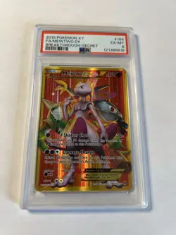 Mewtwo EX (164 Secret Full Art) 164/162 Breakthrough Holo PSA 6 New Cert - Image 1