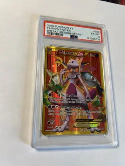 Mewtwo EX (164 Secret Full Art) 164/162 Breakthrough Holo PSA 6 New Cert - Image 2