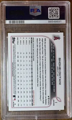 2022 Topps Japan Edition Shohei Ohtani #1 PSA 10 GEM MT - Image 2