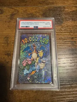 PSA 8 1999 Pokemon Center Phone Card 10,000,000 Units Sold Hologram LOW POP - Image 1