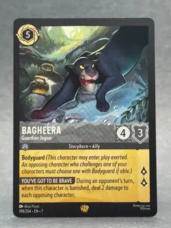 Disney Lorcana - 198/204 Bagheera Guardian Jaguar Archazia's Island Legendary NF - Image 1