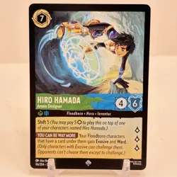 Disney Lorcana Archazia’s Island Hiro Hamada Armor Designer 96/204 NM - Image 1