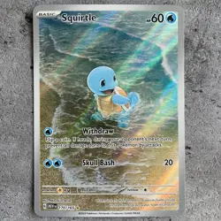 Squirtle 170/165 Pokemon Scarlet & Violet 151 Illustration Rare NM - Image 1