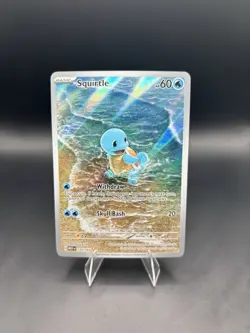Pokemon Squirtle 151 Scarlet & Violet 170/165 Pokemon TCG Illustration Rare - NM - Image 1