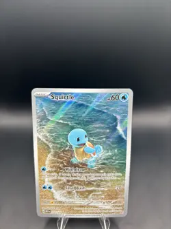 Pokemon Squirtle 151 Scarlet & Violet 170/165 Pokemon TCG Illustration Rare - NM - Image 2