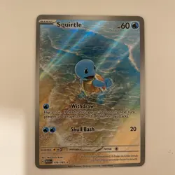 Squirtle - 170/165 - Illustration Rare - Scarlet & Violet 151 - Pokemon - NM/M - Image 1
