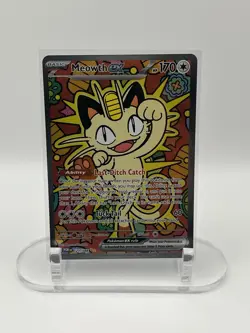 🐱 2026 POKEMON PERFECT ORDER MEOWTH 121/088 SIR **READY TO SHIP** - Image 1