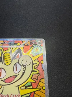 🐱 2026 POKEMON PERFECT ORDER MEOWTH 121/088 SIR **READY TO SHIP** - Image 4