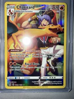 Pokemon TCG Charizard TG03/TG30 Swsh11: Lost Origin Trainer Gallery Holo Rare NM - Image 1