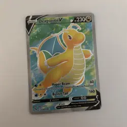 Pokemon Dragonite V Full Art Ultra Rare Holo 076/078 Pokemon GO - Image 1